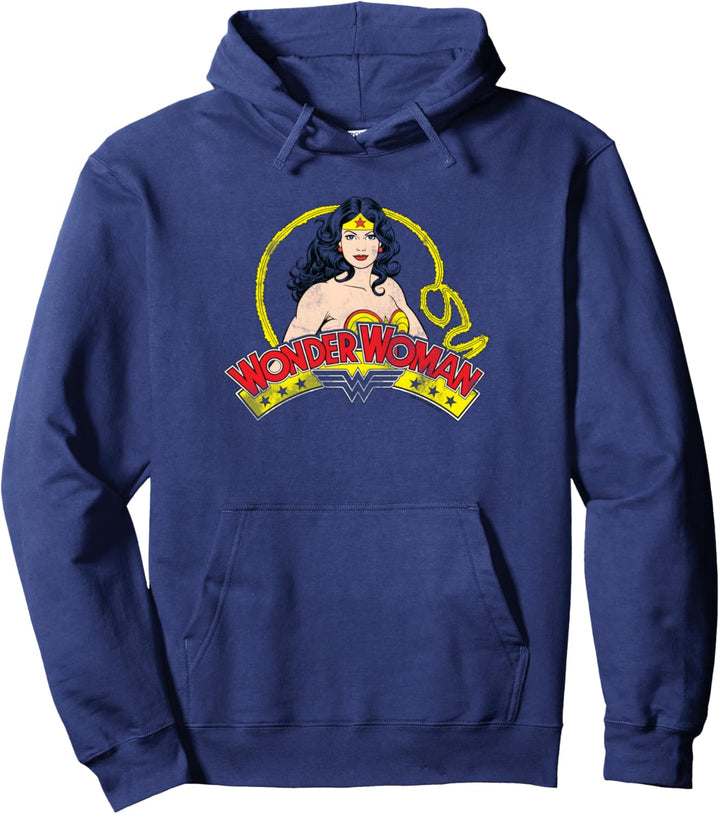Wonder Woman Vintage Wonder Pullover Hoodie