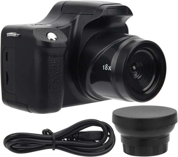Tragbare Digitale Spiegelreflexkamera mit 3,0-Zoll-LCD-Bildschirm, 18-fachem Zoom, HD-Bildgebung und