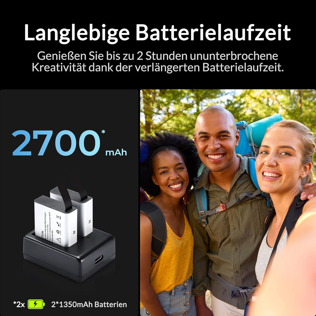 icefox Action Cam 4K Unterwasserkamera Wasserdicht 40M Ultra HD 20MP Kamera 170 Degree Ultra-Weitwin