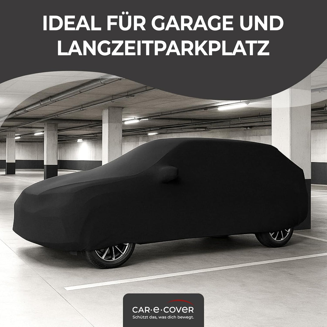 Autoabdeckung Indoor Stretch SUV - Car Cover Vollgarage Gr. M | Elastisches 180 g/m² Premium Jersey,