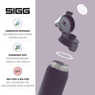 SIGG - Isolierte Trinkflasche - Thermosflasche Shield Therm One Nocturne kohlensäurehaltige Getränke