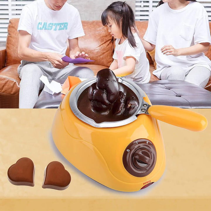 Schokolade Schmelzmaschine, Mini schokolade smelz-oefen mit verschiebbaren formen-set für DIY Schoko
