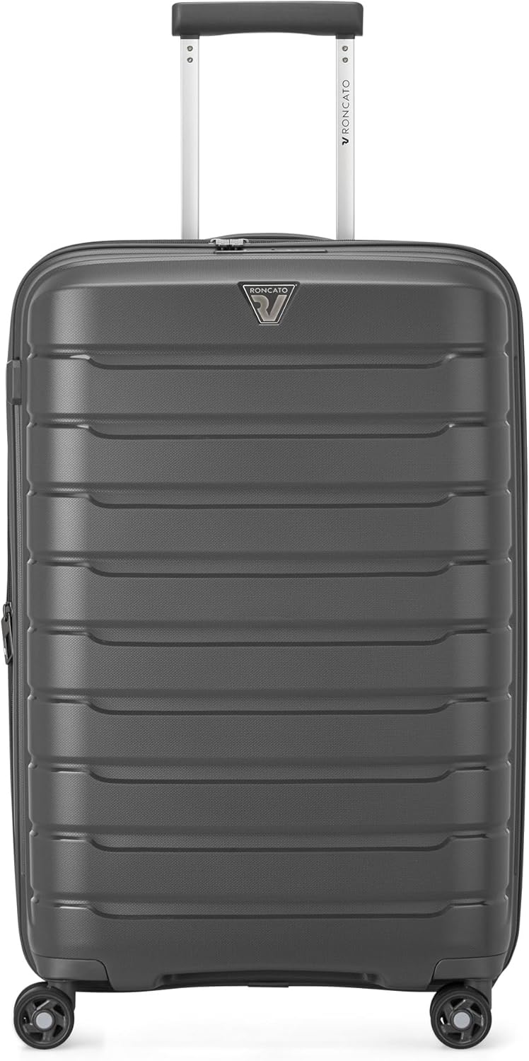 Roncato B-Flying Mittelgrosser Koffer 68 cm Erweiterbar - Anthrazit 68 cm Anthrazit, 68 cm Anthrazit