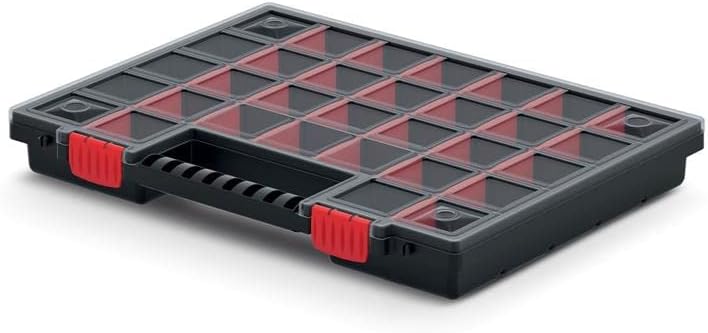rg-vertrieb 5X Sortimentskasten Werkzeugkiste Organizer Set 5 Stück Sortierbox NORS Kleinteilemagazi
