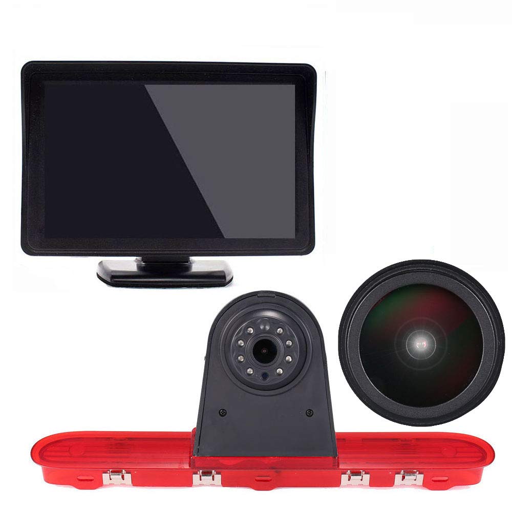 18mm Top Qualität Bremsleuchte Kamera Bremslicht Rückfahrkamera +4,3" Zoll TFT LCD Monitor Transport