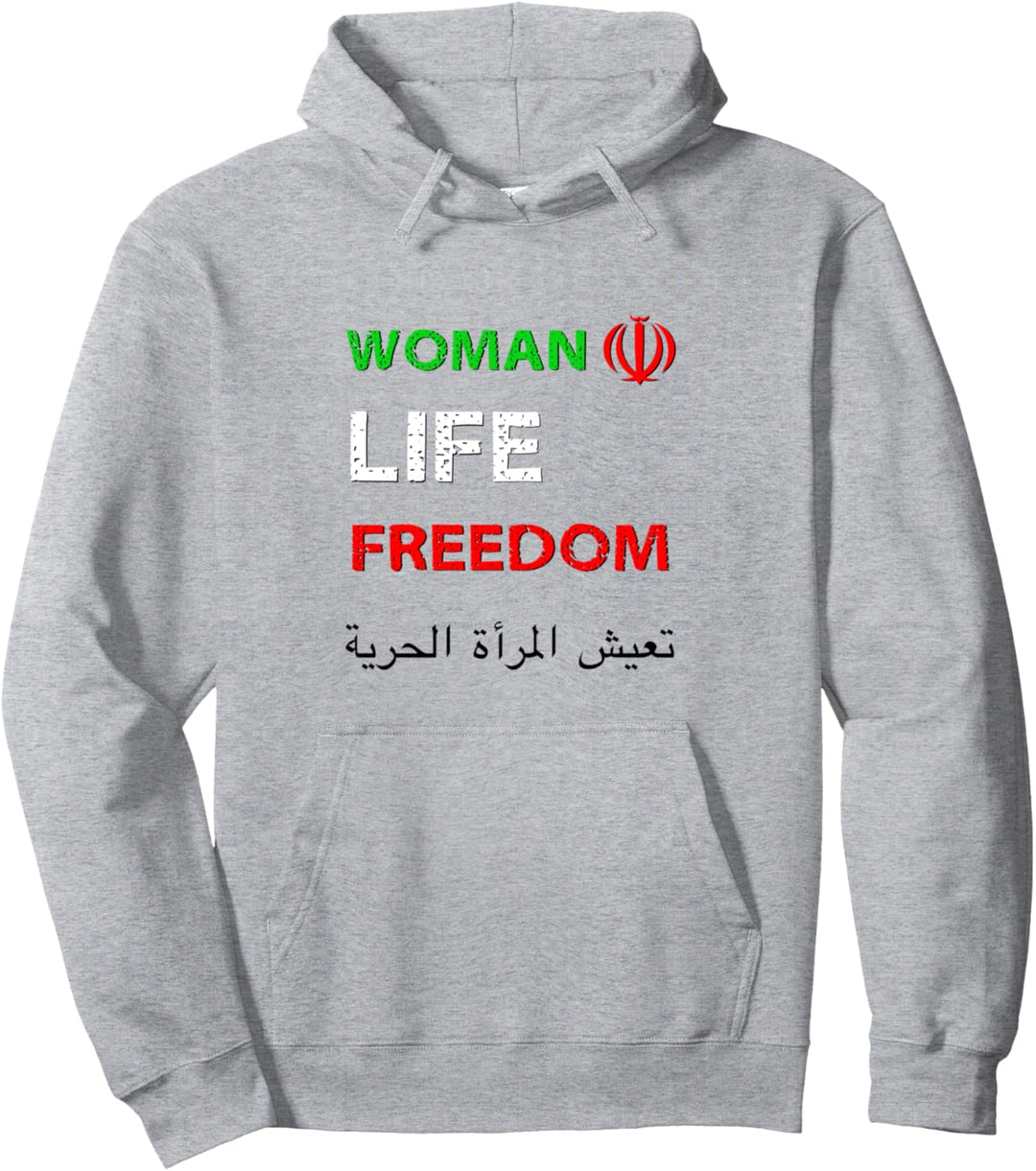 Jin Jihan Azadi Woman Life Freedom Pullover Hoodie