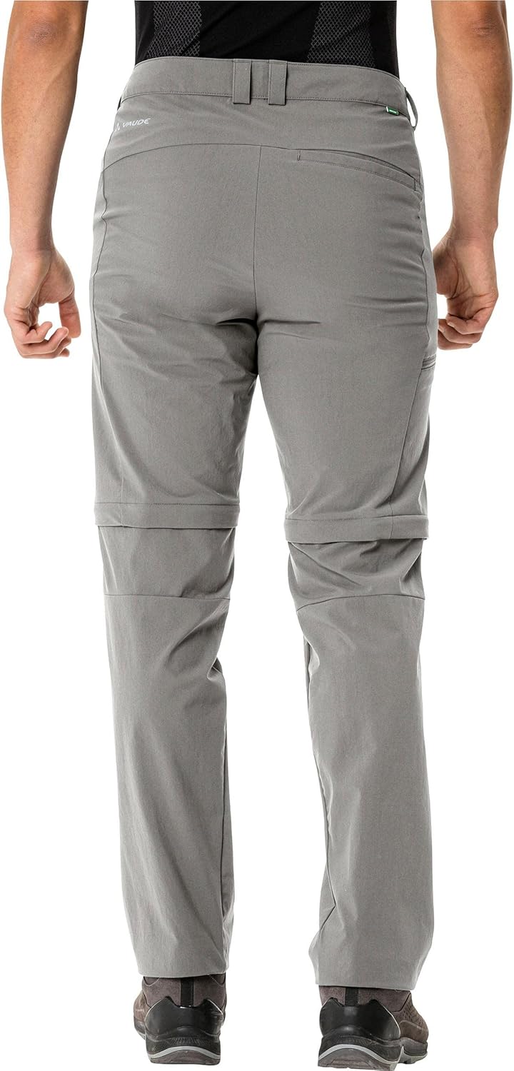 VAUDE Wanderhose Herren Farley Stretch Zip-Off Pants II, Wasserabweisende Herren Wanderhose Zip Off,