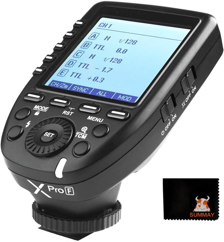 Godox XPRO-F TTL Blitzauslöser 1/8000s High-Speed Sync 2.4G Auslöser für Fujifilm Kameras GFX50S X-P