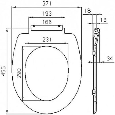 WOLTU WC Sitz mit Absenkautomatik,Toilettensitz Motiv,Toilettendeckel aus Duroplast,Stable Klodeckel