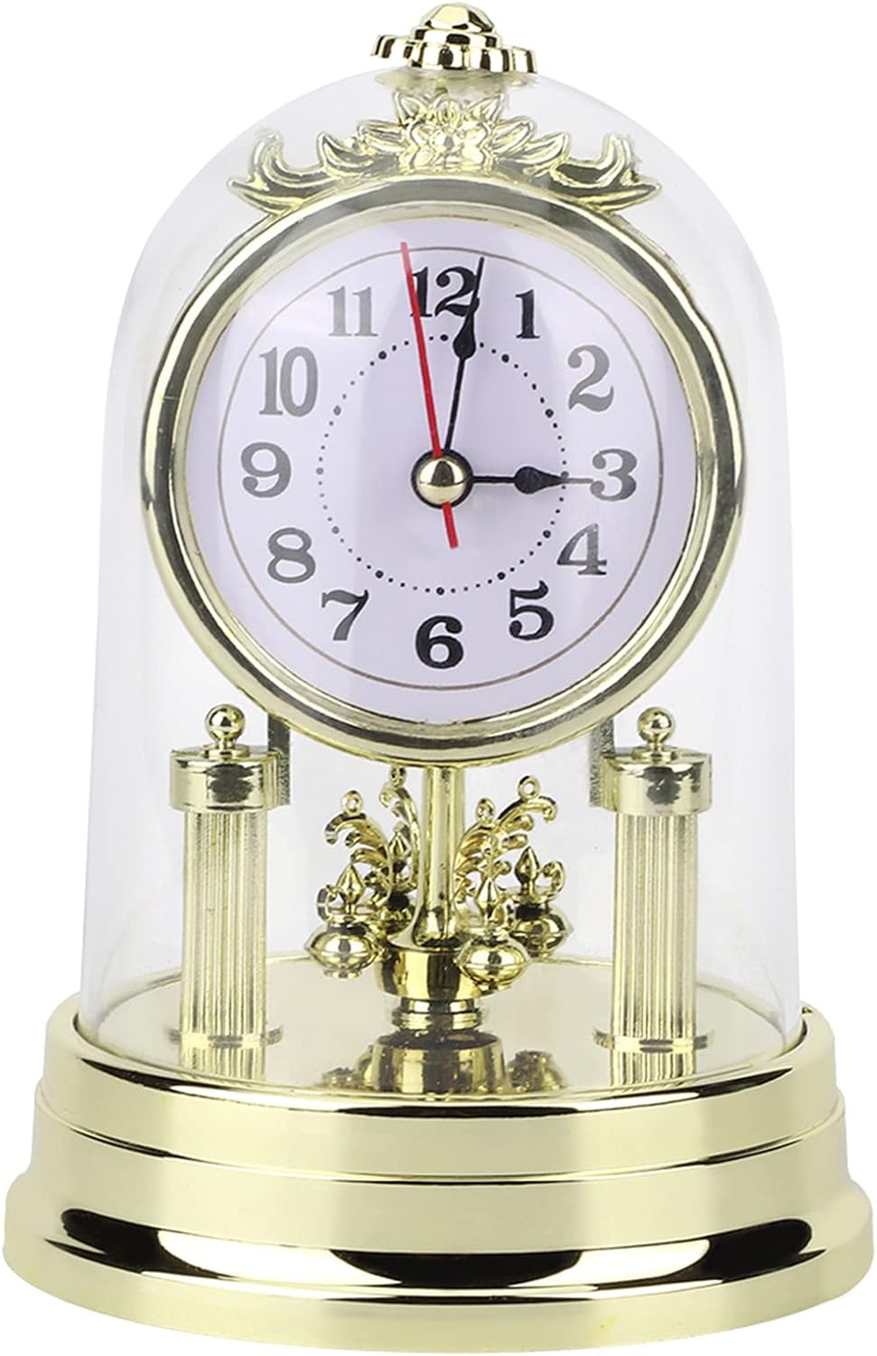 Kaminuhren Europäische Retro-Stil Wohnzimmer Uhr Antik Silent Tischuhr Für Wohnzimmer Schlafzimmer B