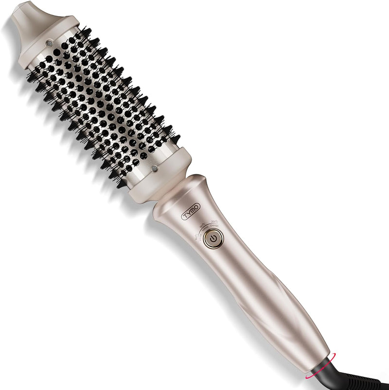 TYMO STYLUX Thermobürste, Thermal Brush 43mm 38mm Hot Brush für Erzeugung natürlicher Locken, Rotier