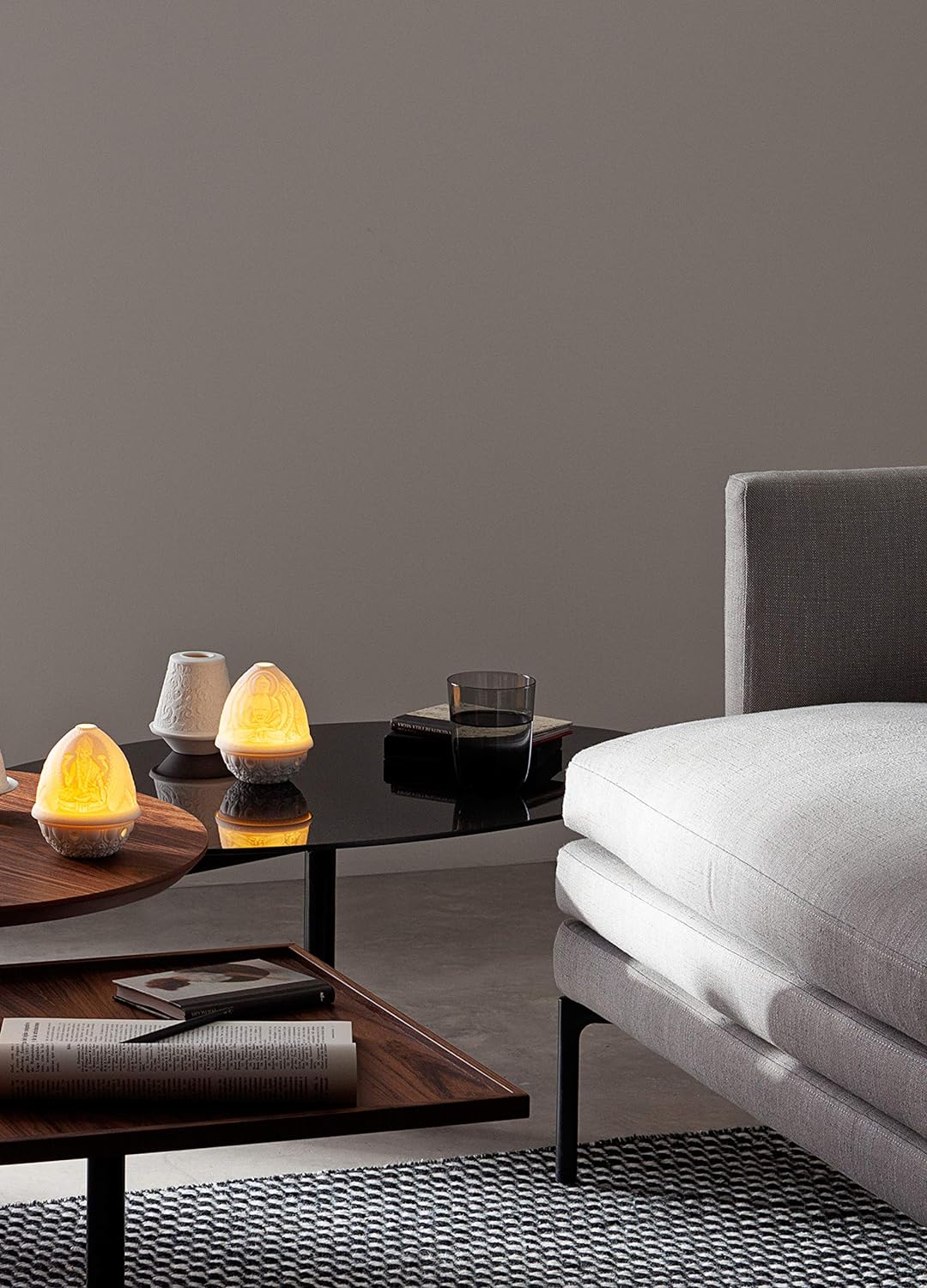 LLADRÓ Lithophanie Mit Teller Renaissance. Litophane. Porzellan.