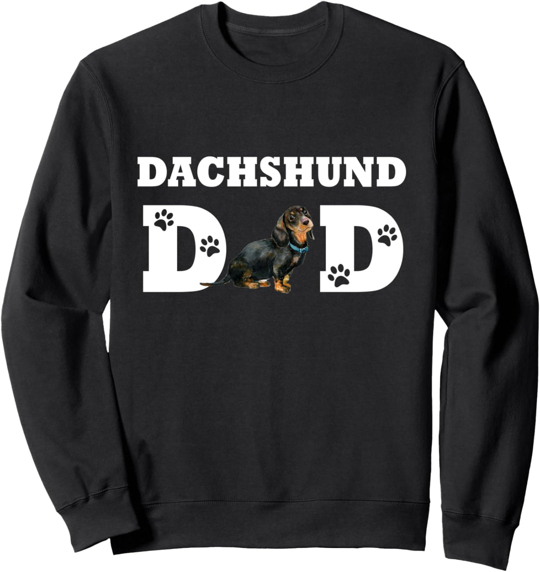 Dachshund Dad Dackel Papa Hundepapa Hund Welpe Sweatshirt