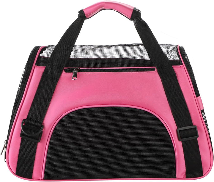 Hundetasche Netzgewebe Atmungsaktiv Katzentransportbox Faltbar Hundetragetasche Waschbar Matte Klein