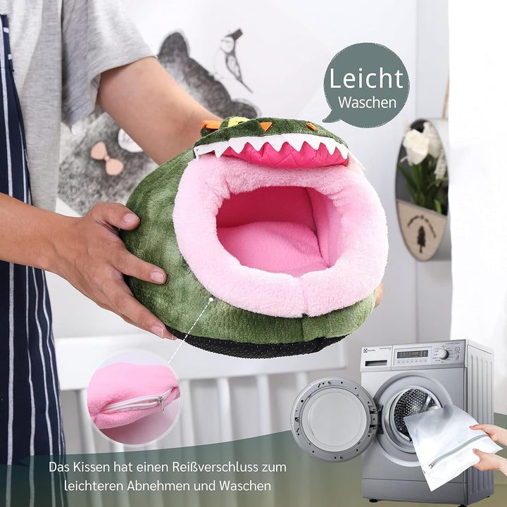 JanYoo Kleintierhöhle für Chinchilla, Igel, Meerschweinchen, Käfigzubehör, Spielzeug, für Bartagame,