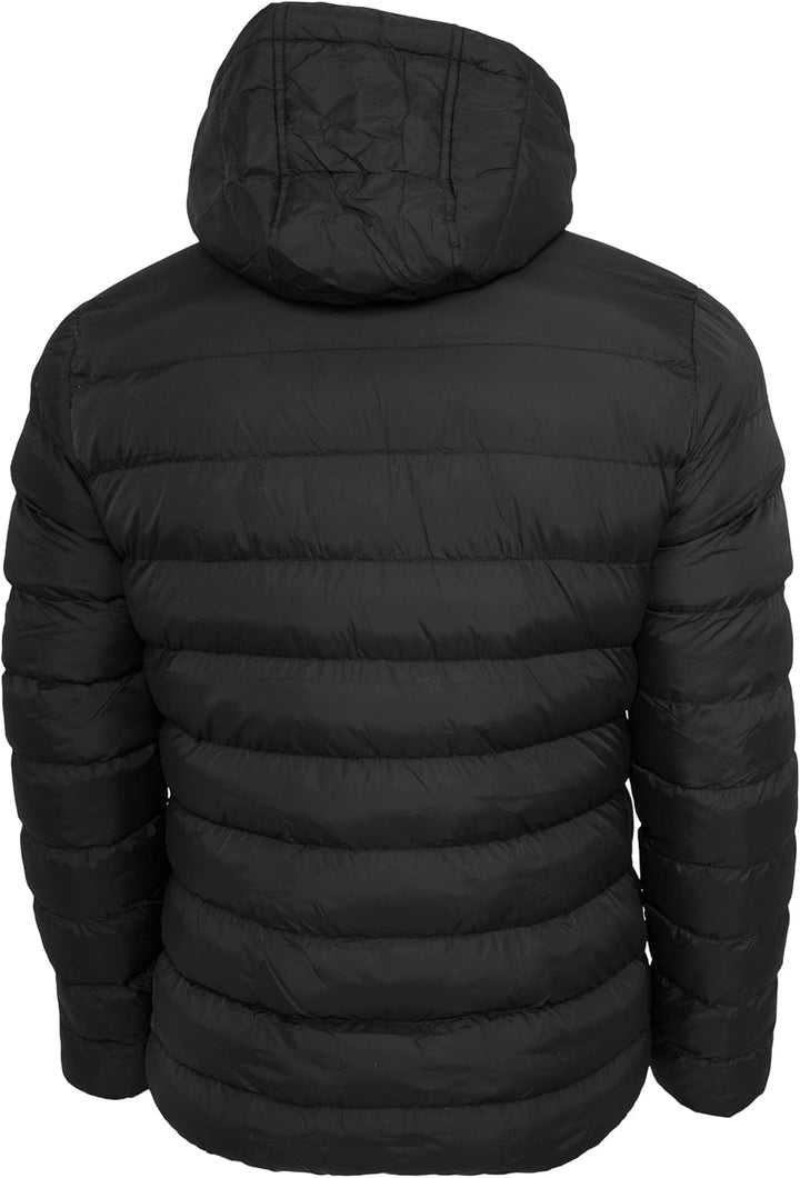 Urban Classics Herren Jacke Basic Bubble Jacket, Winterjacke für Männer mit Kapuze, in vielen Farben