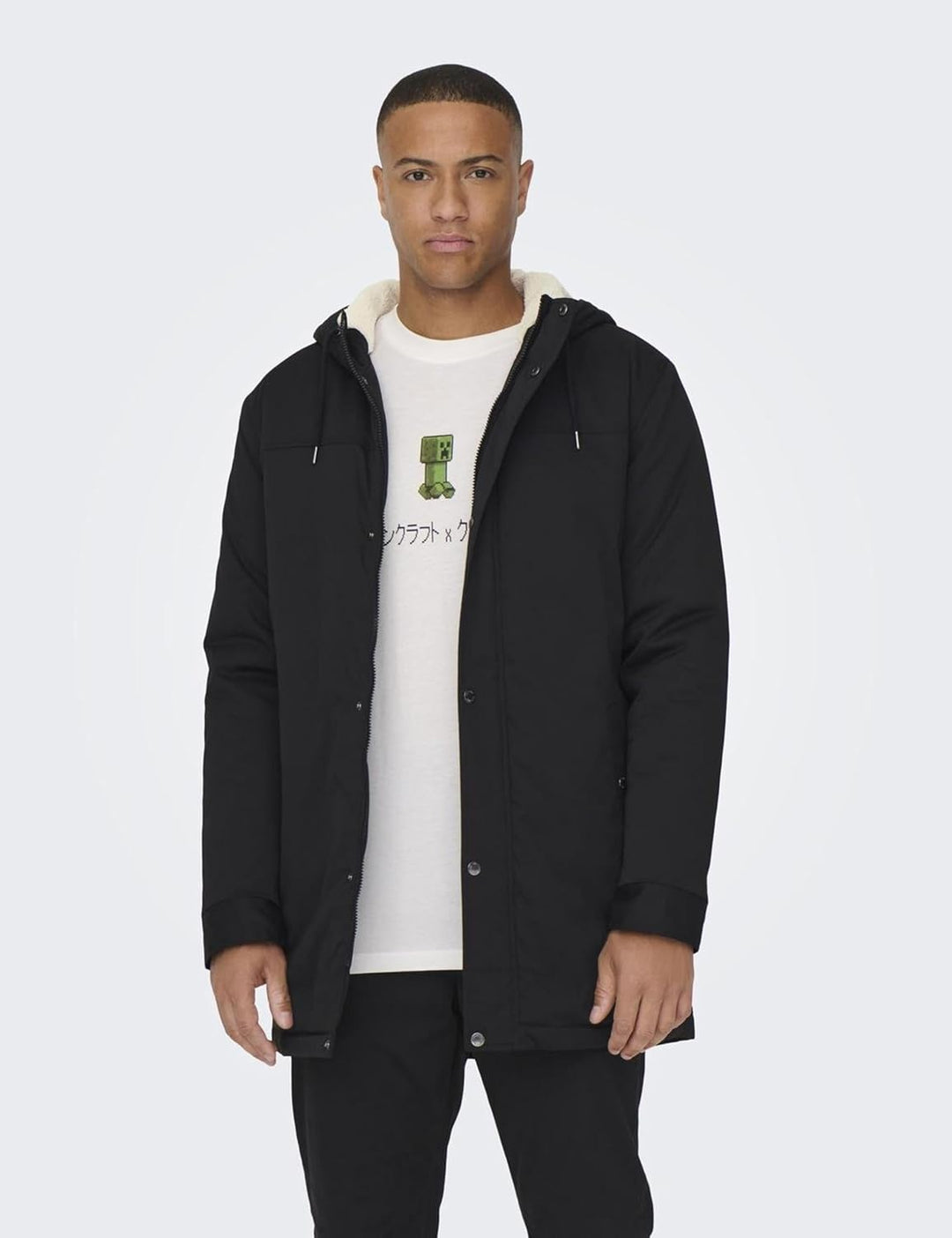 ONLY & SONS Herren Onsalexander OTW Noos Vd Parka S Schwarz, S Schwarz
