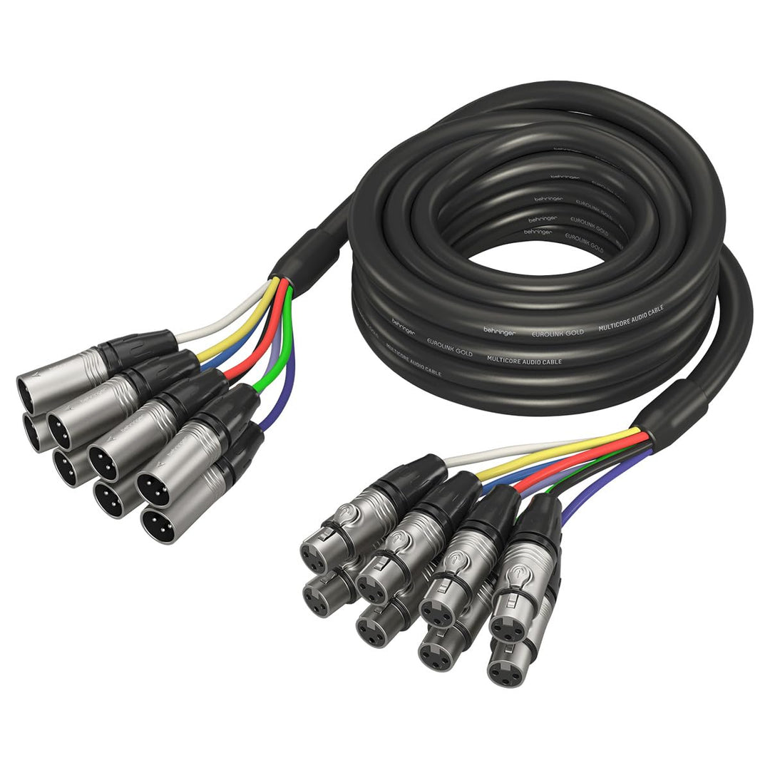Behringer GMX-500 Gold Performance 5 m (16,4 Fuss) 8-Wege-Multicore-Kabel mit XLR-Anschlüssen