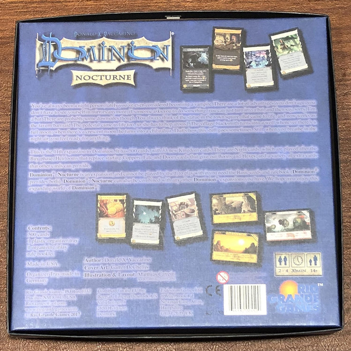 Rio Grande Games Dominion: Nocturne“, RGG550- Englisch, Dominion: Nocturne