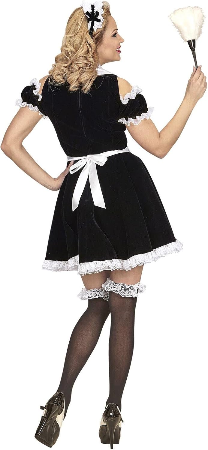 "FRENCH MAID" (dress with apron, headpiece) - (XL), XL