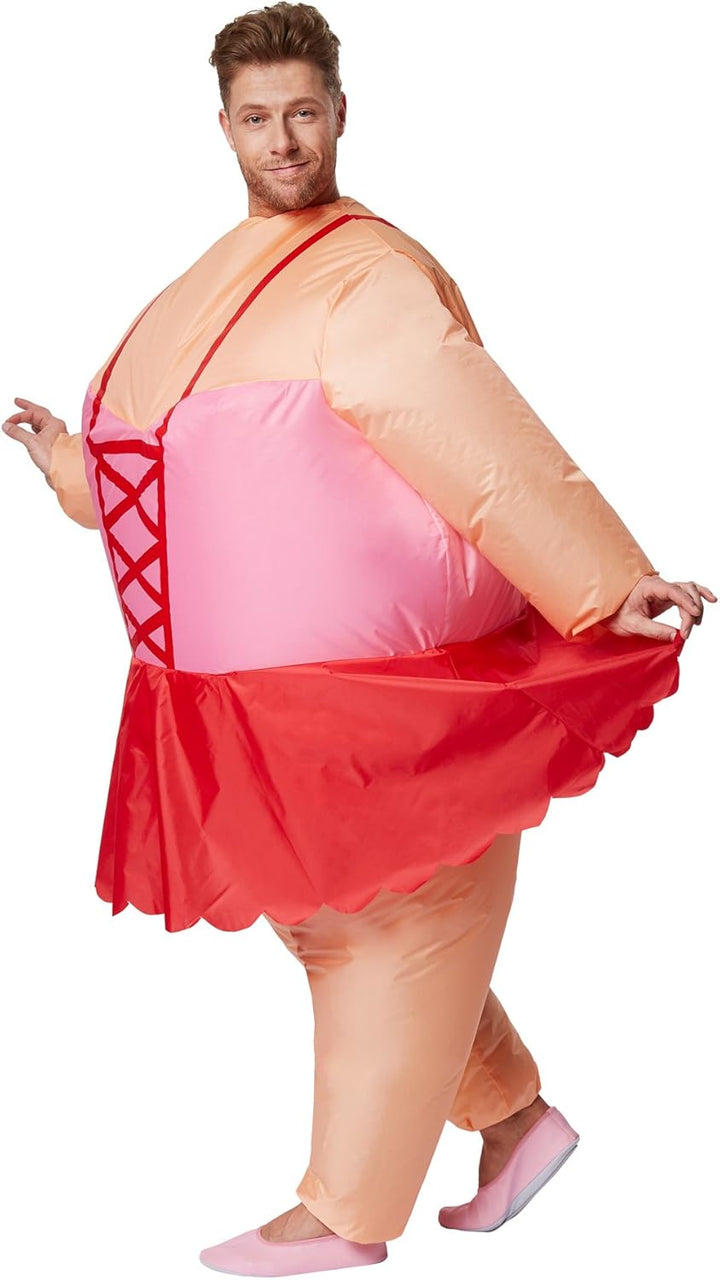 dressforfun Aufblasbares Kostüm, Huckepack Kostüm, Faschingskostüme Unisex Kostüme, Kostüm Damen, Ko