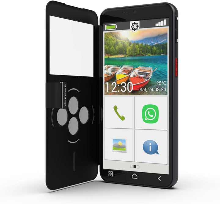 Emporia SMART.6lite, Smartphone, 5,5-Zoll-Display, RAM 6 GB, ROM 128 GB, Android 13, 13+2+0,2 MP Dre