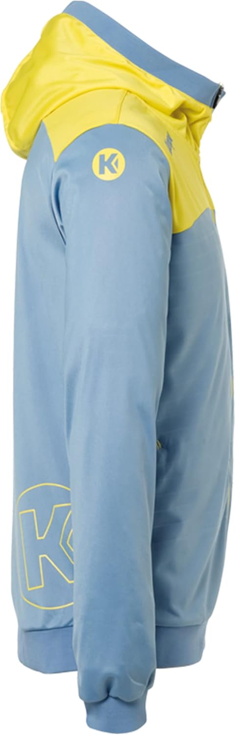Kempa Women's Emotion 2.0 Hooded Jacket Men's Hooded Jacket M dove blau/limonengelb, M dove blau/lim