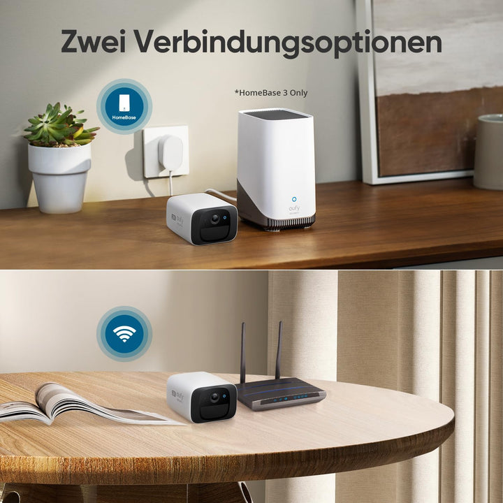 eufy Security SoloCam C210, Überwachungskamera aussen, 2K Auflösung, ohne monatliche Kosten, kabello