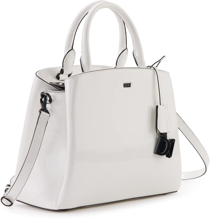 DKNY Paige Umhängetasche Medium L Optisches Weiss, L Optisches Weiss