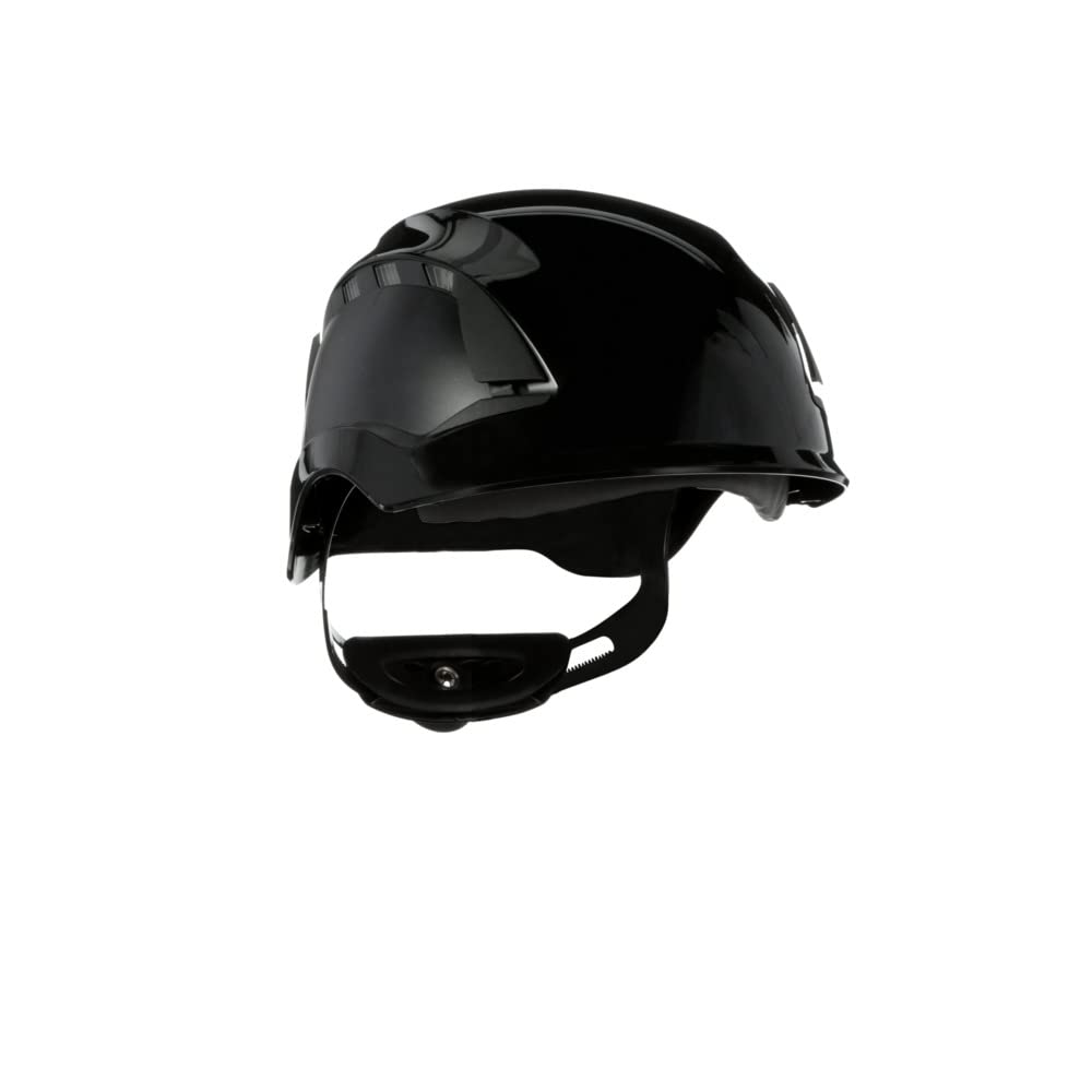 3M SecureFit Schutzhelm, X5512V-CE, schwarz, belüftet, CE Schwarz Belüftet, Schwarz Belüftet