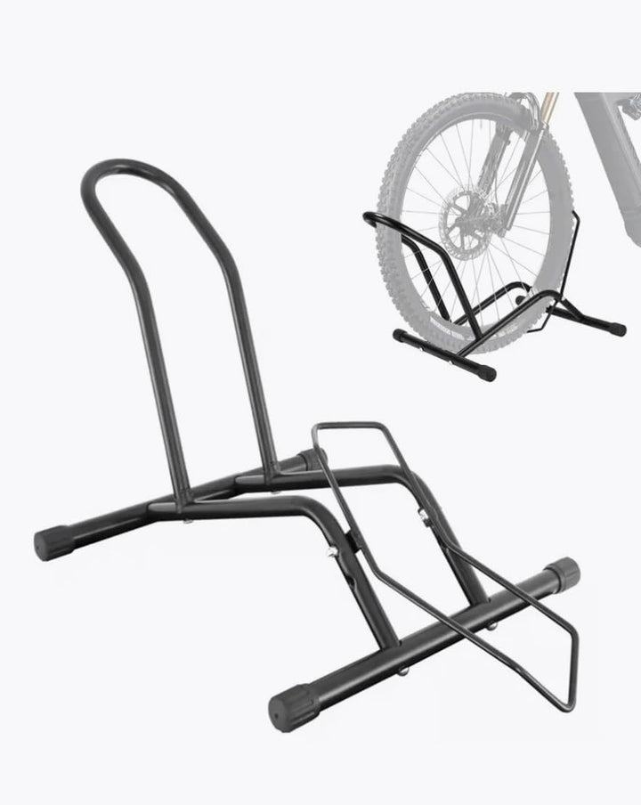 Fahrradständer, Fahrrad Bodenständer, Universell für Vorder- und Hinterrad, Schwarz - HST13H - INION