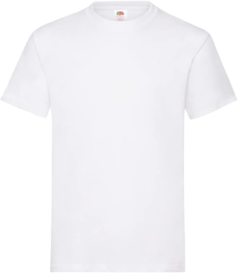 Fruit of the Loom Herren T-Shirt 5er-Pack Heavy Cotton M L XL XXL 3XL Diverse Farbsets S Weiss (Whit