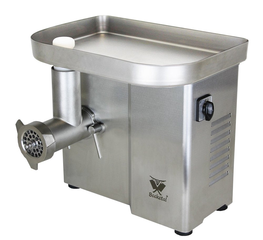 Beeketal 'FW550P' Industrie Fleischwolf für bis zu 150 kg/Std. Durchsatz, direktübersetzer 550W Moto