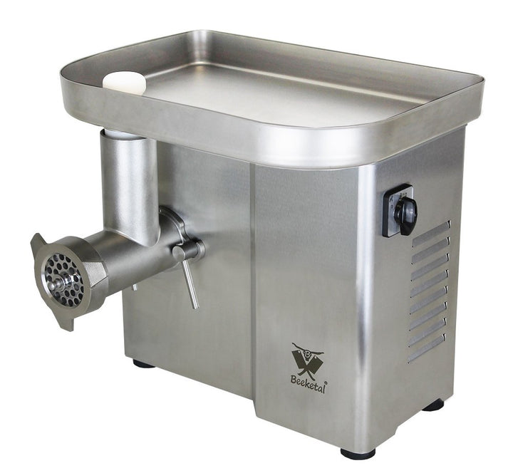Beeketal 'FW550P' Industrie Fleischwolf für bis zu 150 kg/Std. Durchsatz, direktübersetzer 550W Moto