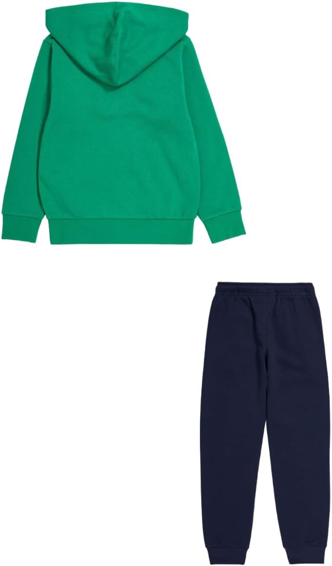 Champion Jungen Legacy Sweatsuits B-Colorblock Powerblend Fleece Hooded Sportanzug 3-4 Jahre Verde/B