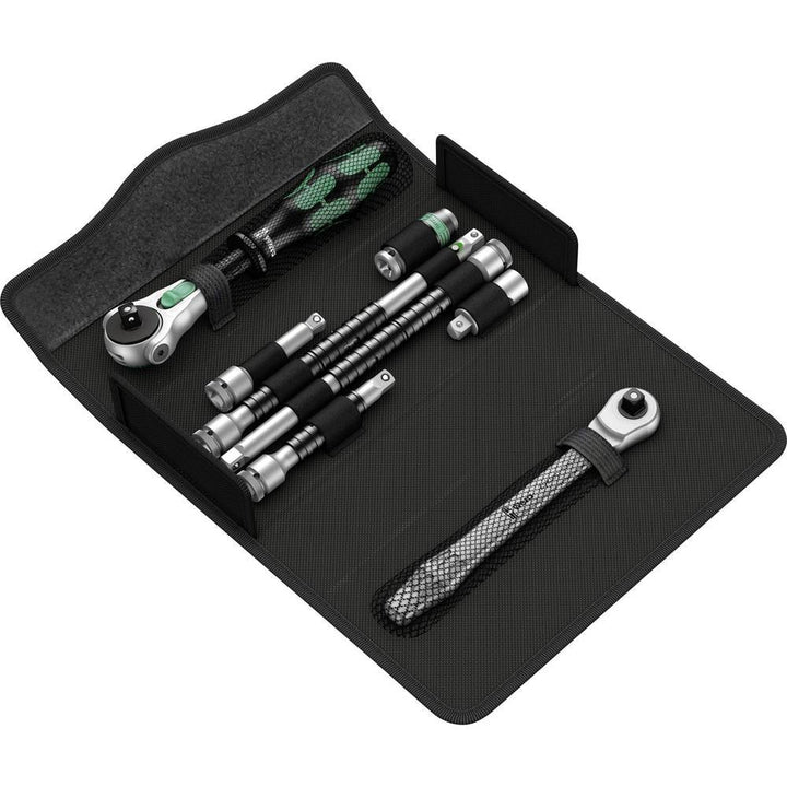 Wera 05135949001 Kraftform Kompakt Zyklop MS1 Metal/Speed 1/4 Zoll, 8-teilig, 8 Stück, Farbig, One S