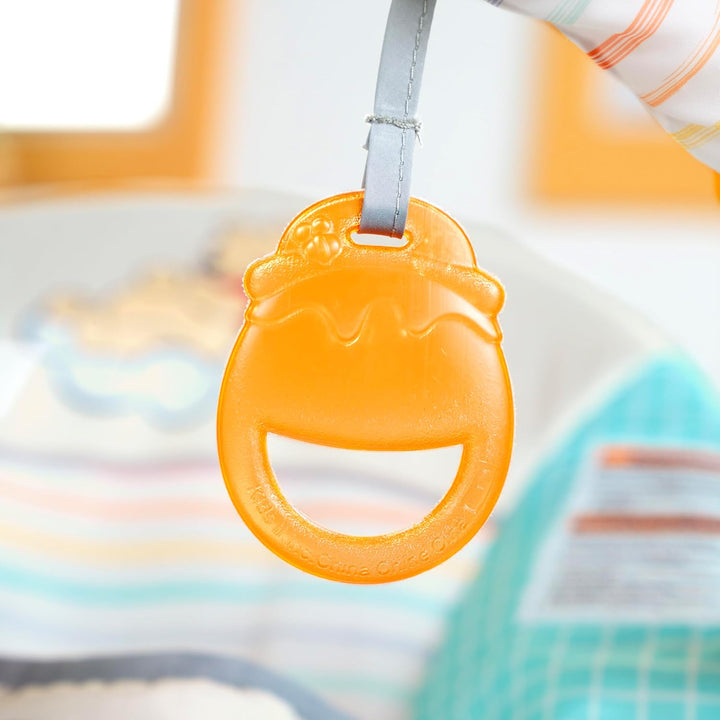 Disney Baby Winnie Puuh Hunny Hues Babywipper von Bright Starts mit beruhigenden Vibrationen, Unisex