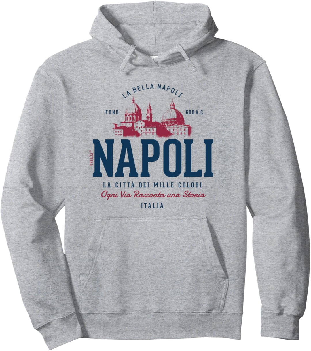Italien Retro-Stil Vintage Neapel Pullover Hoodie