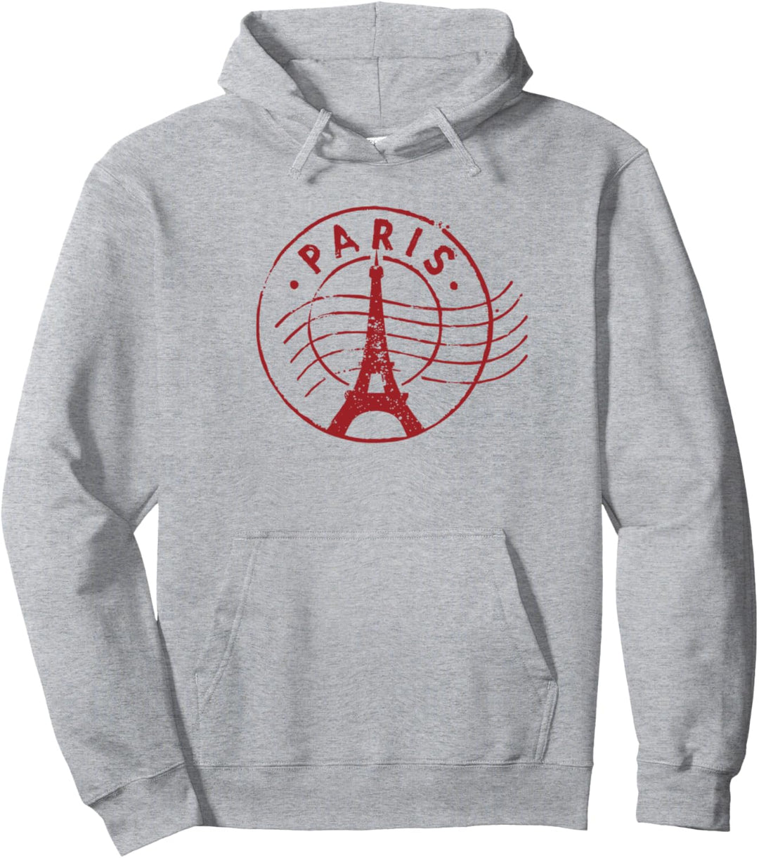 Briefmarke Paris Frankreich Pullover Hoodie