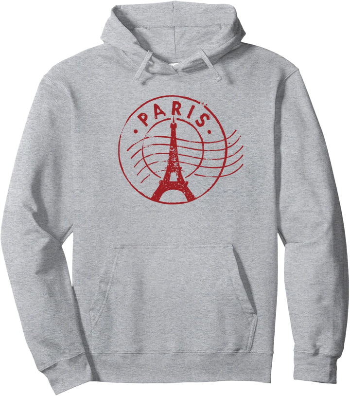 Briefmarke Paris Frankreich Pullover Hoodie