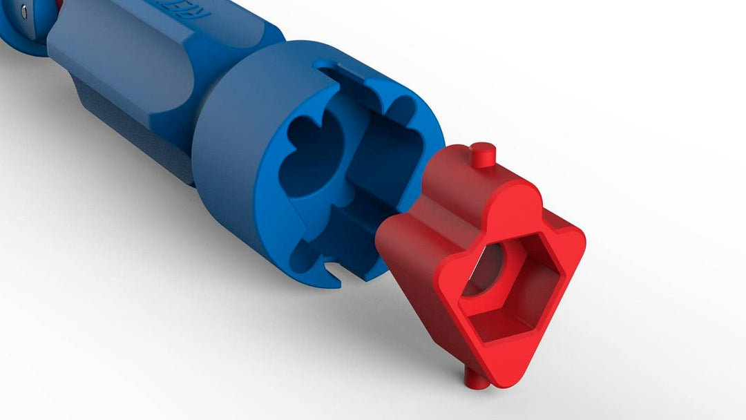 WC-Sitz-Montageschlüssel, Montageschlüssel mit Gelenk, Montage WC-Sitz