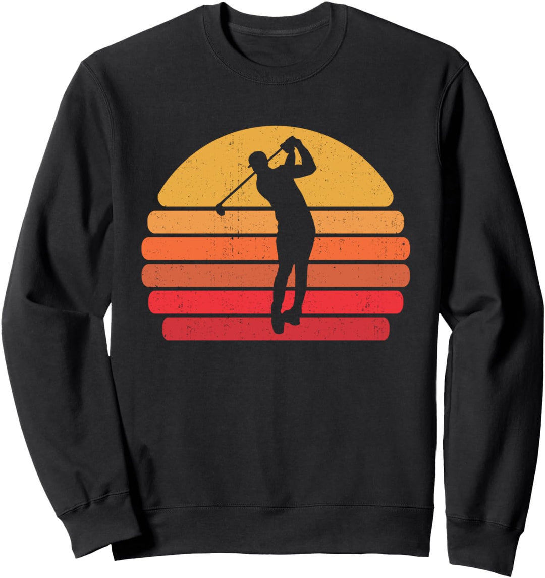 Retro Golf Golfspieler - Vintage Golfer Sweatshirt