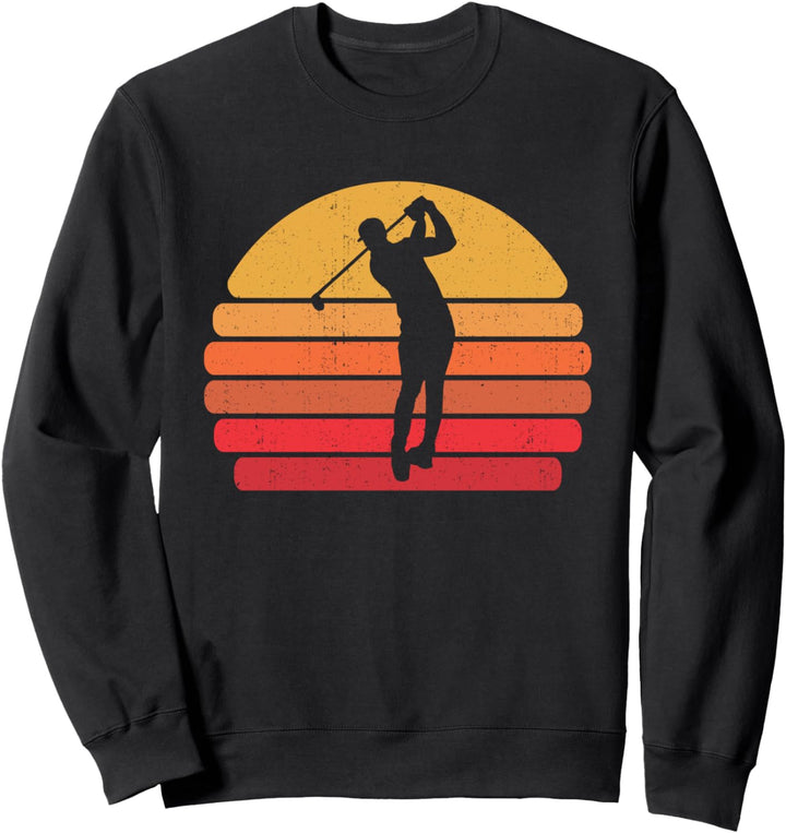 Retro Golf Golfspieler - Vintage Golfer Sweatshirt