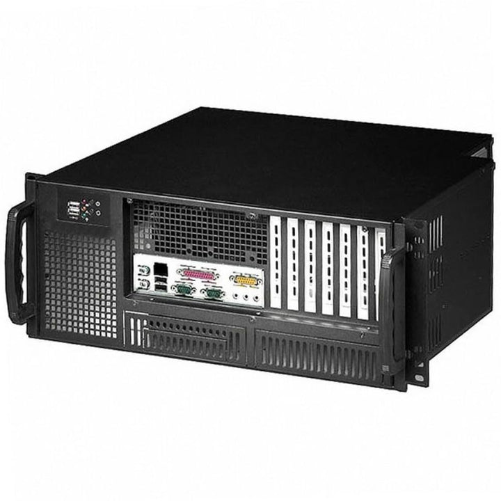 Industrial Chassis 19" Pc ATX 4U 4U Ultra Compatto Schwarz, 4U Ultra Compatto Schwarz