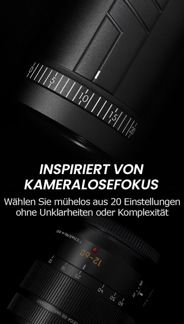 Vevok Chef O20 manuelle Kaffeemühle | 20 stufiges extern einstellbares Mahlwerk | 35 g Kapazität | i