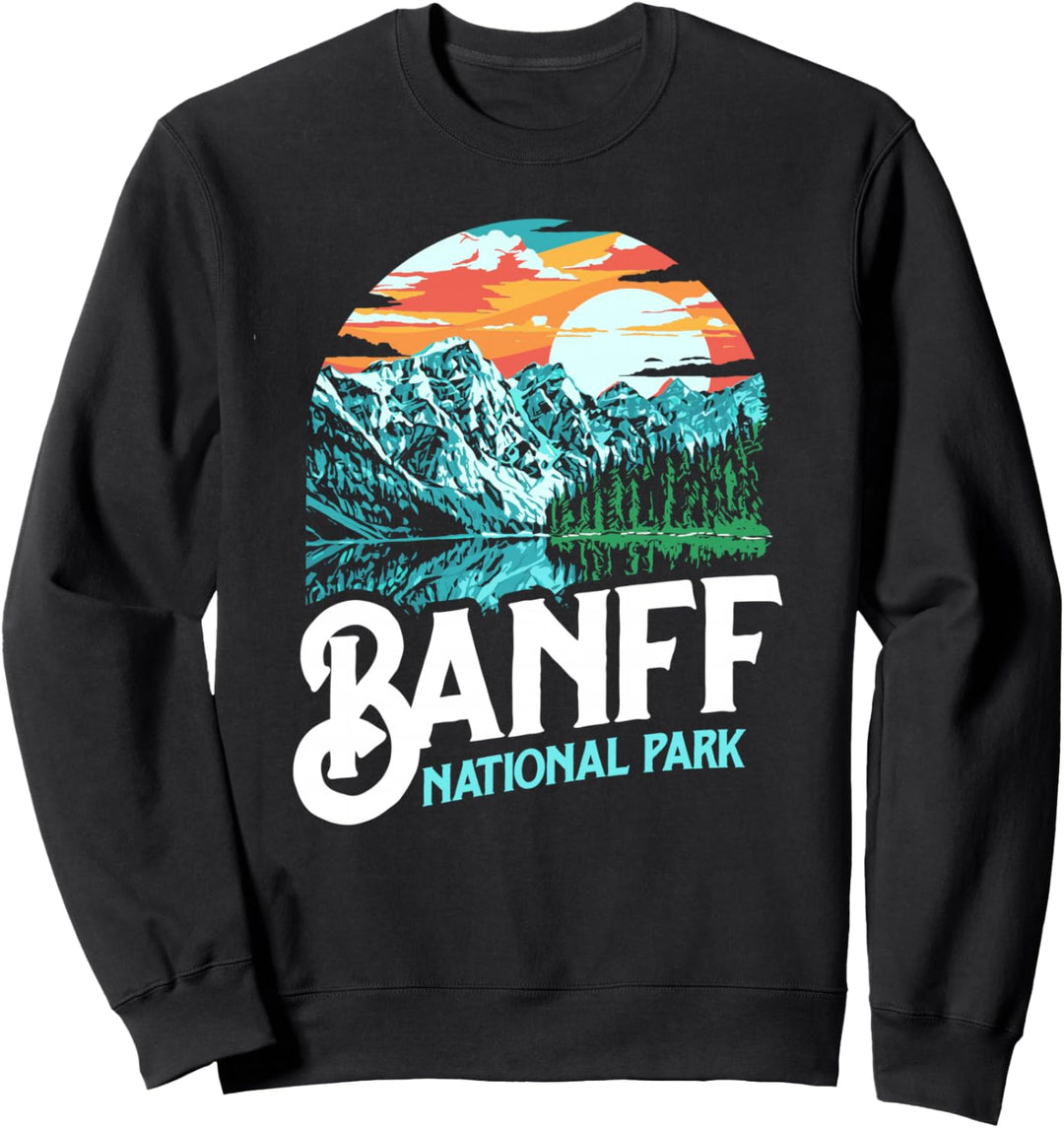 Banff National Park Lake Louise Canada Vintage Graphic Sweatshirt