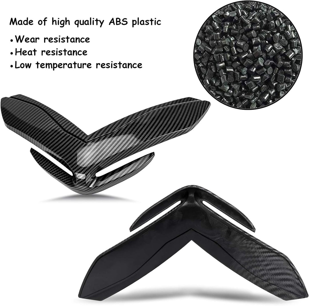 PSLER® Motorrad-Frontverkleidung Nasenabdeckung für Kawasaki Z900 2017-2019 (Kohlenstoff), Kohlensto
