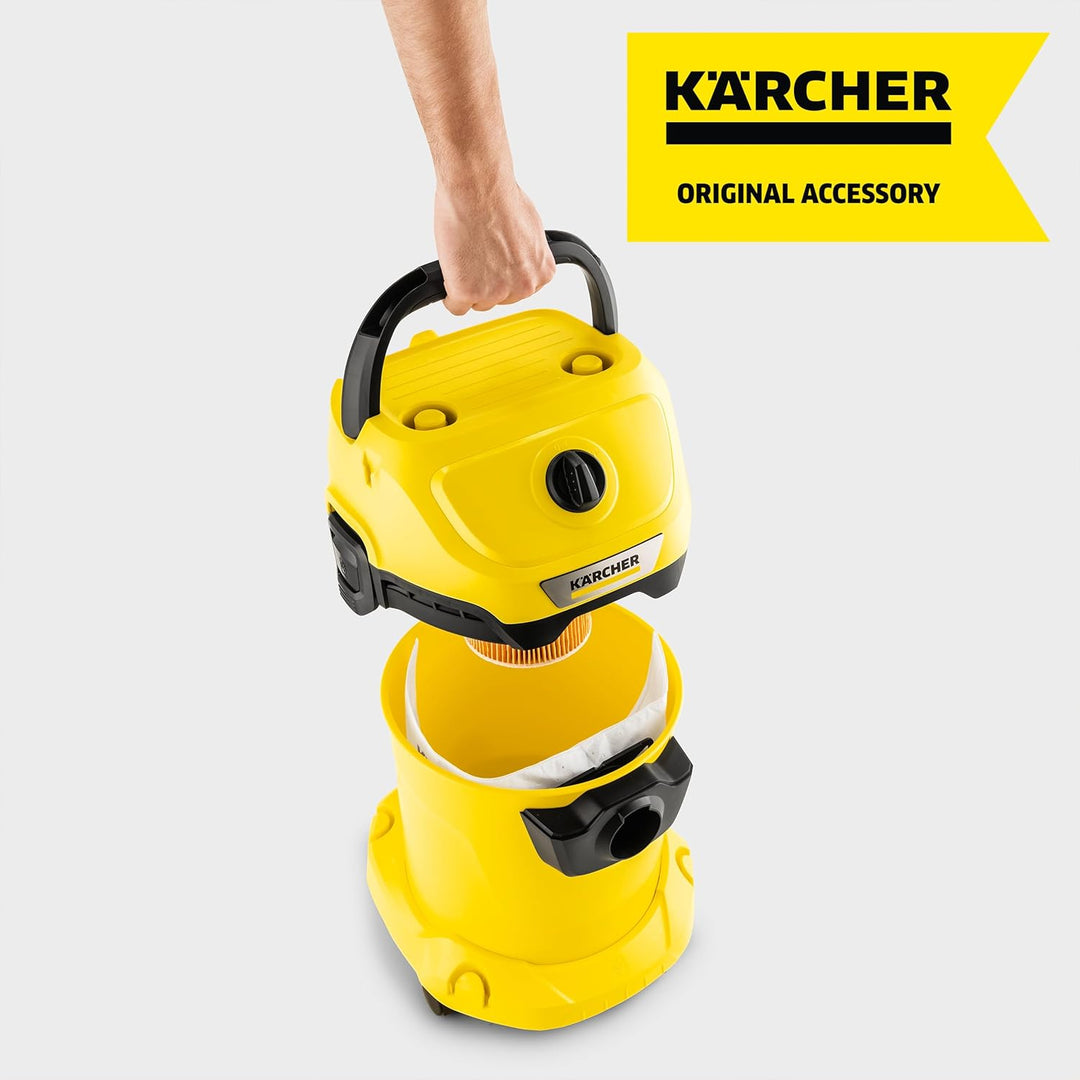 Kärcher Original Vliesfilterbeutel KFI 357: 4 Stück, 3-lagig, extrem reissfest und robust, passgenau
