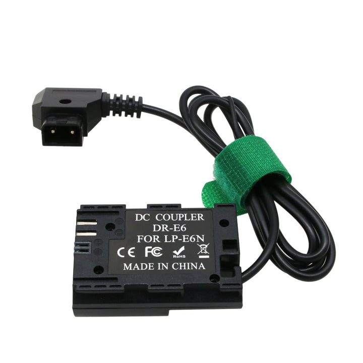 D-Tap LP-E6 Netzteil Dummy-Batterie DC-Koppler für Zacuto EVF und Canon Canon 5D II/III/IV 5DSR 6D 6