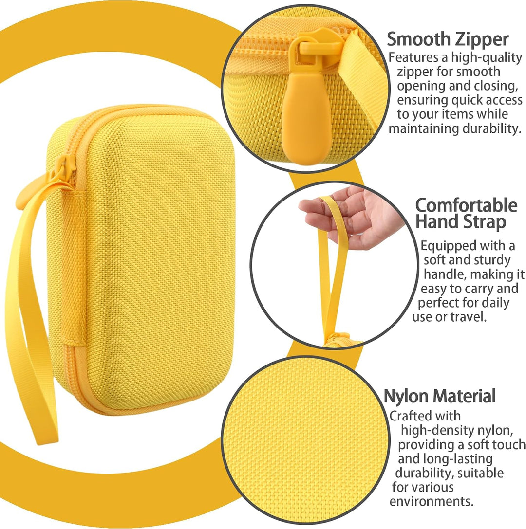 co2CREA Hart Reise Schutz Hülle Etui Tasche für JBL GO 5 /GO 4 /GO 3 tragbarer Bluetooth Lautspreche